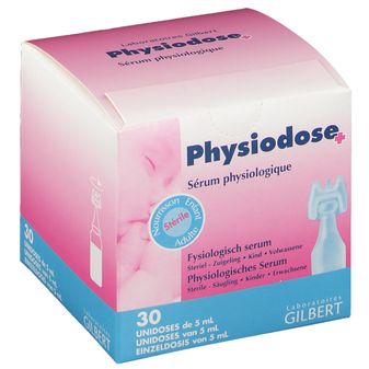 Sérum physiologique Physiodose 30 unidoses 10ml